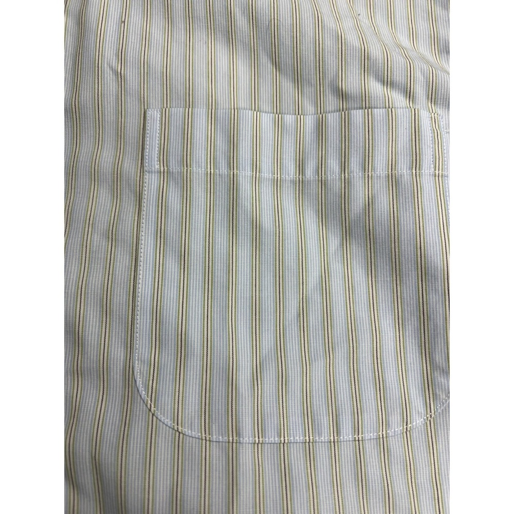 Lot of 2-Brooks Brothers Slim Fit Non-Iron Dress Shirt Blue Cotton 15.5-36 - Picture 4 of 16